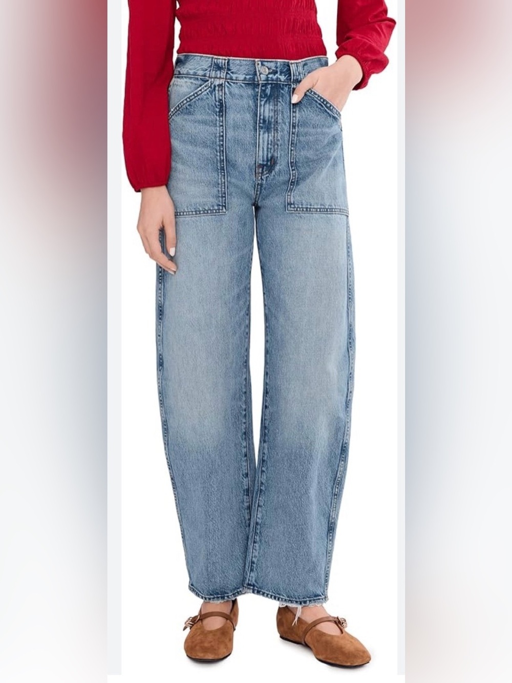 Madewell Balloon Jeans Workwear Edition NC337 Size 23